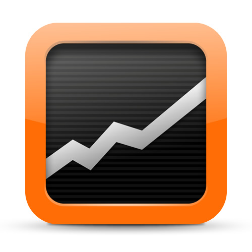 Analytics App Icon design iconiza